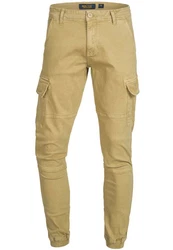 Indicode Herren Cargohose August Khaki