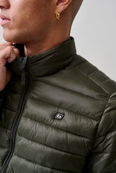 Blend Blouson Leichte Steppjacke Übergangsjacke ohne Kapuze (4032) Grün (4032)