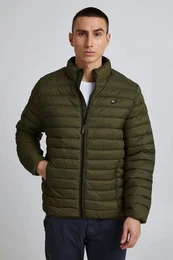 Blouson Leichte Steppjacke Wattierte Basic bergangsjacke ohne Kapuze (1-St) 4032 in Grn