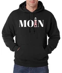 Youth Designz Kapuzenpullover Moin Leuchtturm Herren Hoodie Beige/Rot/Schwarz/Hellblau/Dunkelrot