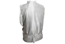 Paul Malone Anzugweste Herren Hochzeitsweste mit Plastron Set (V1, V2, V3) silber/grau
