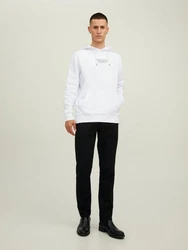 Jack & Jones Sweatshirt JPRBLUArchie Weiß/Creme/Hellblau/Schwarz