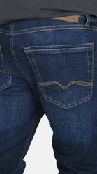 MAC 5-Pocket-Jeans Arne Pipe Dunkelblau/Blau