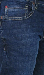 MAC 5-Pocket-Jeans Arne Pipe Dunkelblau/Blau
