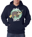 Youth Designz Kapuzenpullover Chill Bro Herren Hoodie Braun