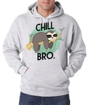 Youth Designz Kapuzenpullover Chill Bro Herren Hoodie Braun/Grau
