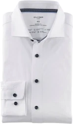OLYMP Businesshemd Luxor Modern Fit-Serie Weiß/Creme