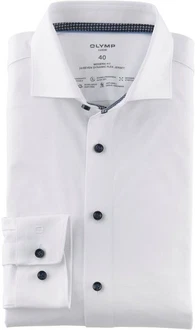 OLYMP Businesshemd Luxor Modern Fit-Serie Weiß/Creme