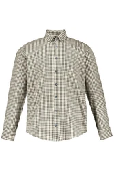 JP1880 Businesshemd Karohemd Trachten Langarm Buttondown-Kragen Grau/Beige/Rot/Gelb