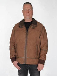 JCC Lederjacke Braun/Beige