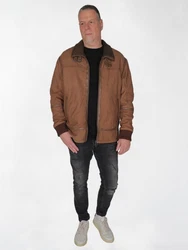 JCC Lederjacke Braun/Beige