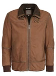 JCC Lederjacke Braun/Beige