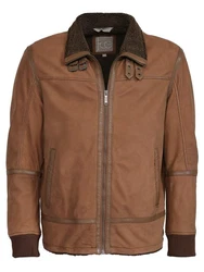JCC Lederjacke Braun/Beige