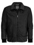 JCC Lederjacke Schwarz/Dunkelgrau/Grau/Rot