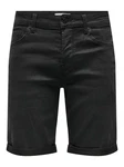 ONLY & SONS Jeansshorts ONSPLY Schwarz/Blau (8581/5015/5189)