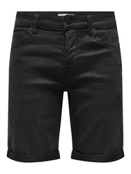ONLY & SONS Jeansshorts ONSPLY Schwarz/Blau (8581/5015/5189)