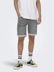 ONLY & SONS Jeansshorts ONSPLY blau