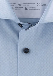 OLYMP Businesshemd Luxor Modern Fit-Serie Hellblau/Dunkelblau/Blau/Grau