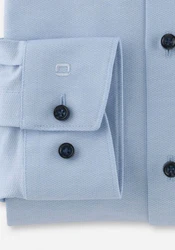 OLYMP Businesshemd Luxor Modern Fit-Serie Hellblau/Dunkelblau/Blau/Grau