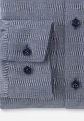 OLYMP Businesshemd Luxor Modern Fit-Serie Grau/Dunkelblau/Blau