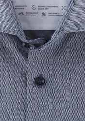 OLYMP Businesshemd Luxor Modern Fit-Serie Grau/Dunkelblau/Blau
