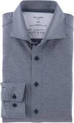 OLYMP Businesshemd Luxor Modern Fit-Serie Grau/Dunkelblau/Blau