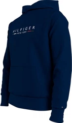 Tommy Hilfiger Hoodie Hilfiger New York Hoody mit Kängurutasche blau (dunkelblau)