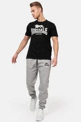 Lonsdale T-Shirt Logo Braun/Rot/Schwarz