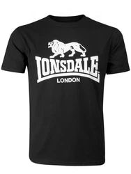 Lonsdale T-Shirt Logo Braun/Rot/Schwarz
