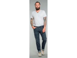 Feuervogl Gerade Jeans Finn Mid Waist Grau/Dunkelgrau/Hellgrau