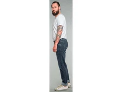 Feuervogl Gerade Jeans Finn Mid Waist Grau/Dunkelgrau/Hellgrau