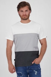 Alife & Kickin T-Shirt Herren BenAK A Grau/Weiß