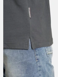 Jan Vanderstorm T-Shirt NANTE Lagen-Look Dunkelgrau/Grau/Hellgrau/Dunkelblau