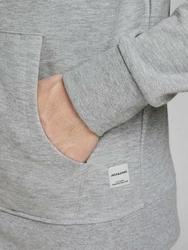 JACK & JONES Sweatjacke Hellgrau/Grau