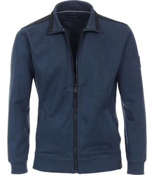 CASAMODA Sweatjacke Dunkelblau/Blau