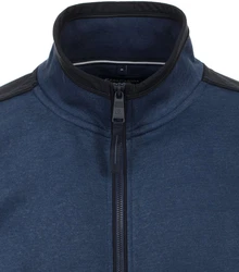 CASAMODA Sweatjacke Dunkelblau/Blau