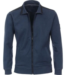 CASAMODA Sweatjacke Dunkelblau/Blau