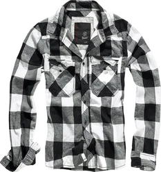 Brandit Outdoorhemd Checkshirt Beige/Rot