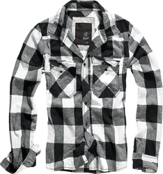 Brandit Outdoorhemd Checkshirt Beige/Rot