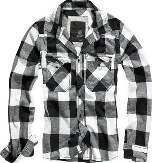 Brandit Outdoorhemd Checkshirt Beige/Rot