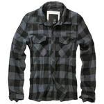 Brandit Outdoorhemd Checkshirt Schwarz/Blau/Dunkelgrau