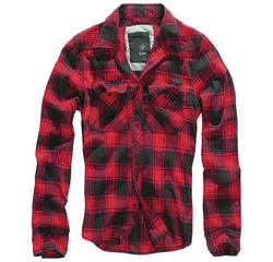 Brandit Outdoorhemd Checkshirt Rot/Dunkelrot