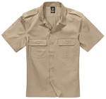 Brandit Hemd US Kurzarm Khaki/Braun/Beige