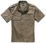 Brandit Hemd US Kurzarm Khaki/Braun/Dunkelgrün