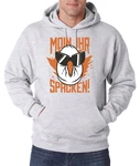 Youth Designz Kapuzenpullover Herren MOIN IHR SPACKEN Hoodie mit Spruch Logo Aufdruck Grau/Braun/Silber/Rot/Orange