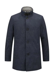 Winterjacke MS-Vernon Lederapplikationen am Kragenstand und Kragenschliee