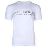 ARMANI EXCHANGE T-Shirt '8NZT72' Hellblau/Silber/Rot