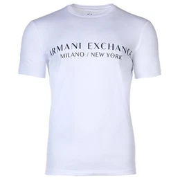 T-Shirt Herren T-Shirt - Schriftzug, Rundhals, Cotton (Packung, 1er Pack)