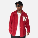 COFI Casuals Winterjacke Oversize Jacke Teddy Dunkelrot/Rot/Schwarz COFI Casuals Winterjacke Oversize Jacke Teddy Dunkelrot/Rot/Schwarz
