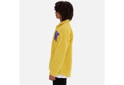 COFI Casuals Winterjacke Oversize Jacke Teddy Gelb